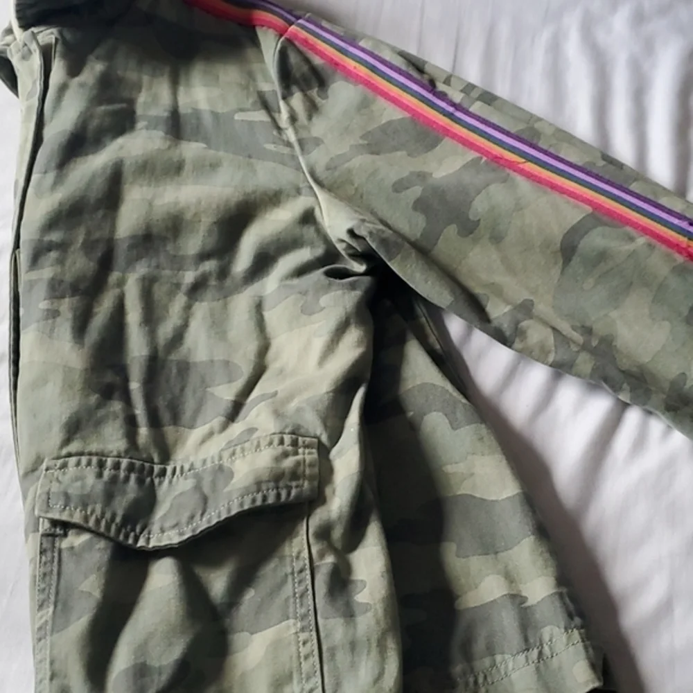 The children's place Army jacket rainbow‎ 🌈